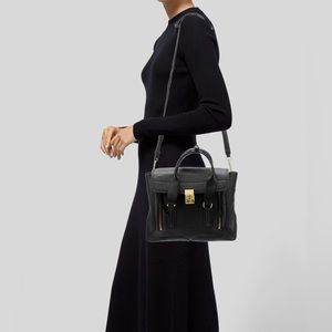 3.1.Phillip Lim Pashli Satchel Calf Leather w/ Gold Hardware